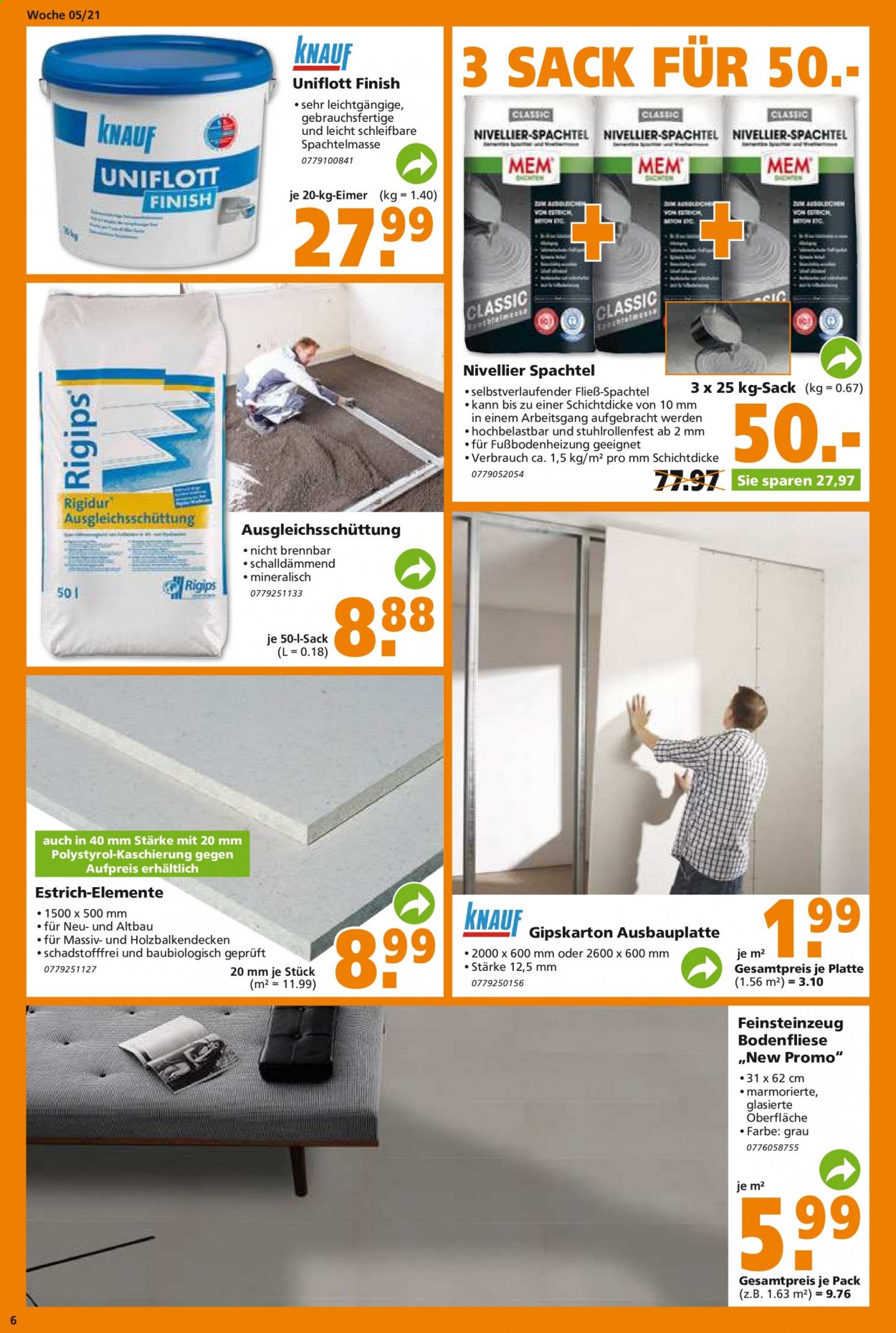 Globus Baumarkt Prospekte  - 2.02.2021 - 9.02.2021. Seite 6