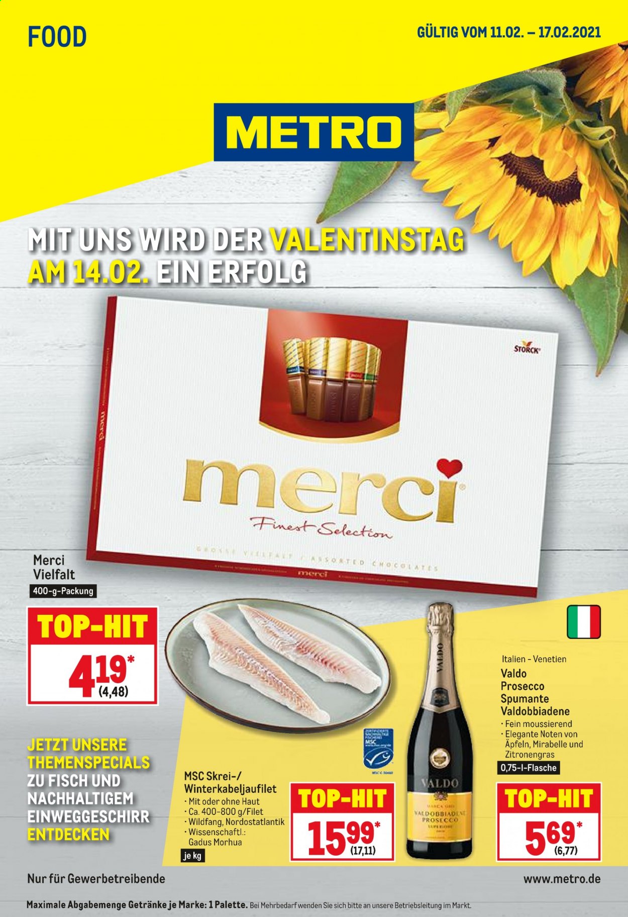 Metro Prospekte  - 11.02.2021 - 17.02.2021. Seite 1