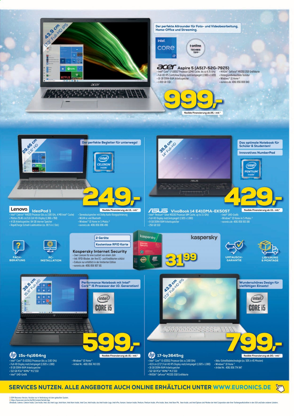 Euronics Prospekte  - 3.02.2021 - 17.02.2021. Seite 3