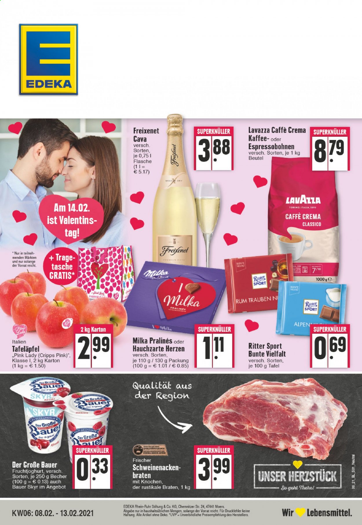 Edeka Prospekte  - 8.02.2021 - 13.02.2021. Seite 1