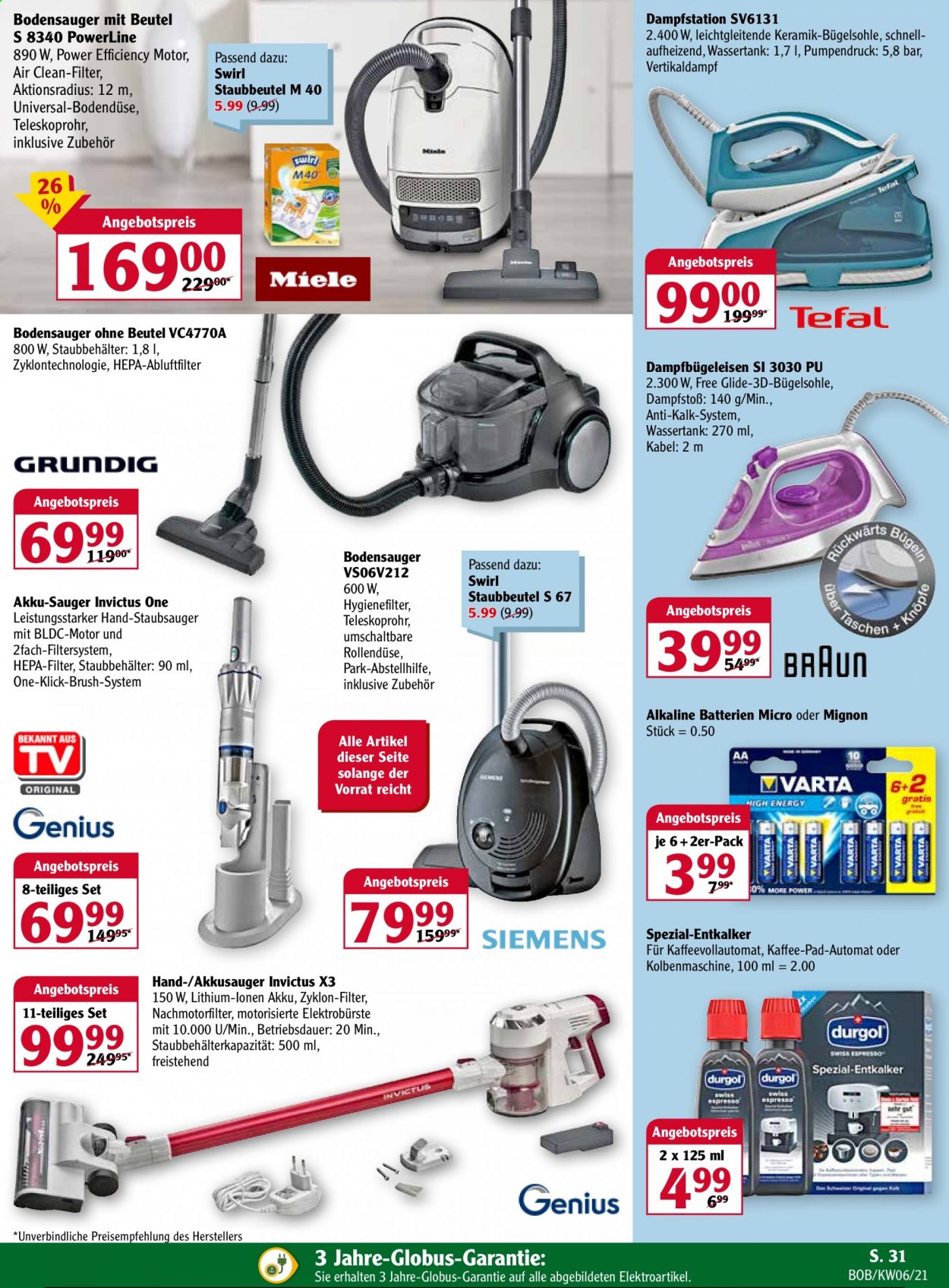 Globus Prospekte  - 8.02.2021 - 13.02.2021. Seite 31
