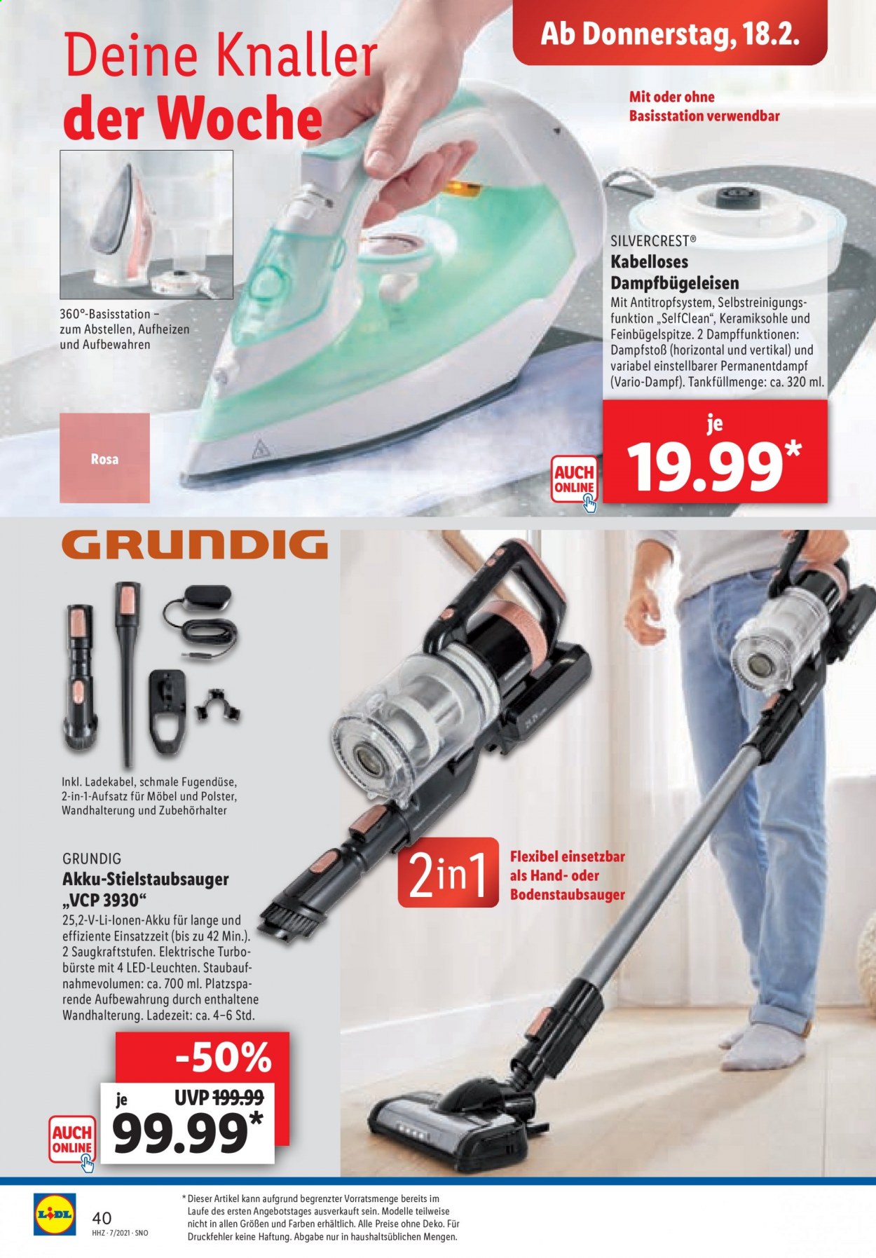 Lidl Prospekte  - 15.02.2021 - 20.02.2021. Seite 40