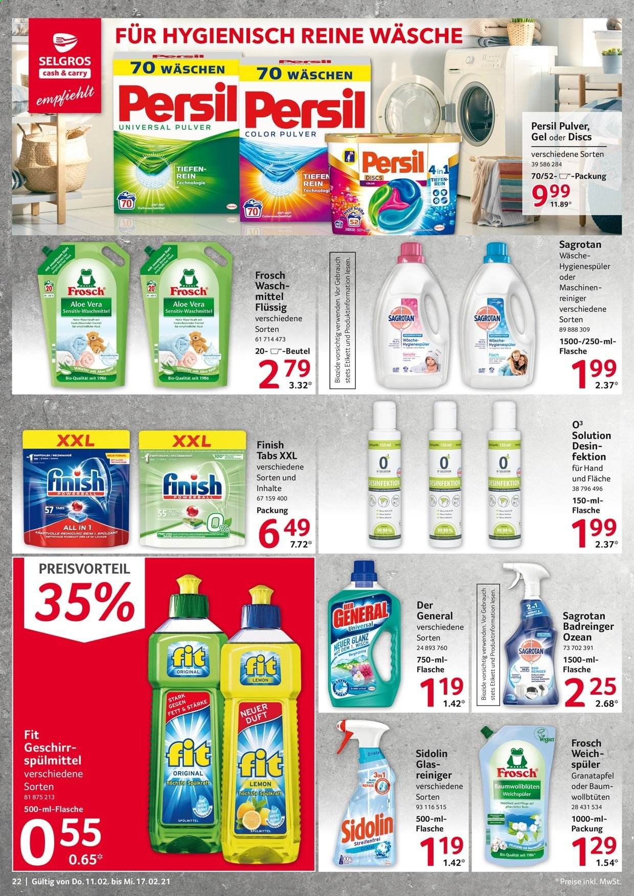 Selgros Prospekte  - 11.02.2021 - 17.02.2021. Seite 22