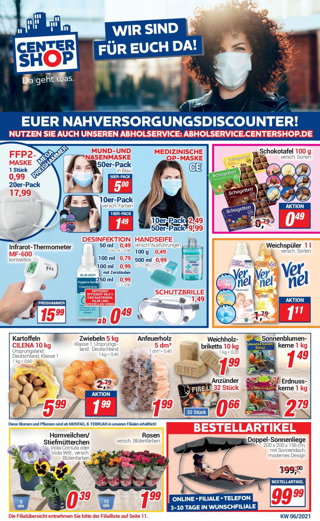 CENTERSHOP Prospekte  - 8.02.2021 - 13.02.2021. Seite 1