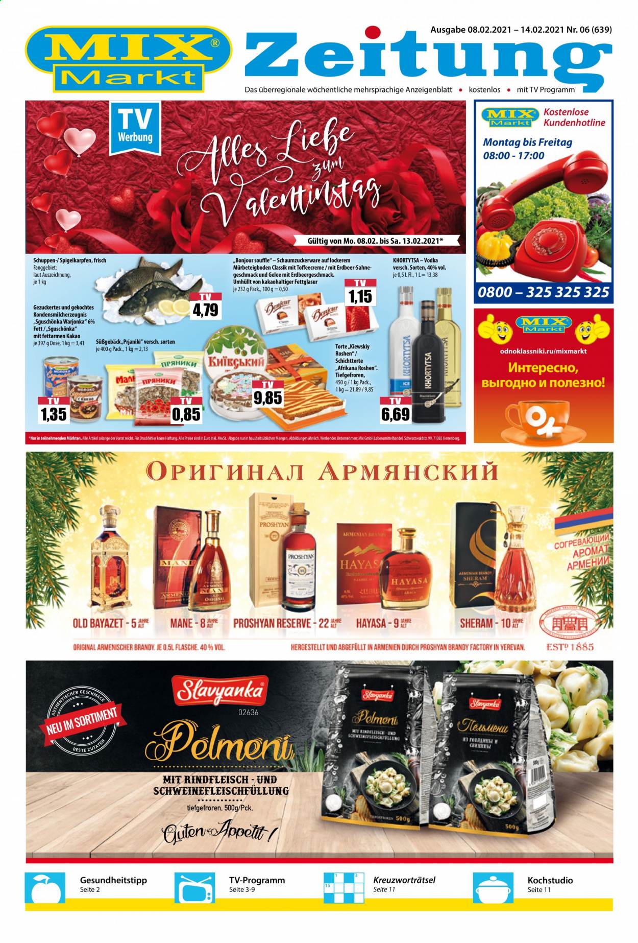 Mix Markt Prospekte  - 8.02.2021 - 14.02.2021. Seite 1