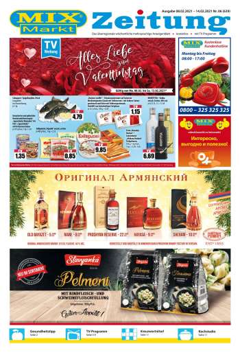 Prospekte Mix Markt - 8.2.2021 - 14.2.2021.