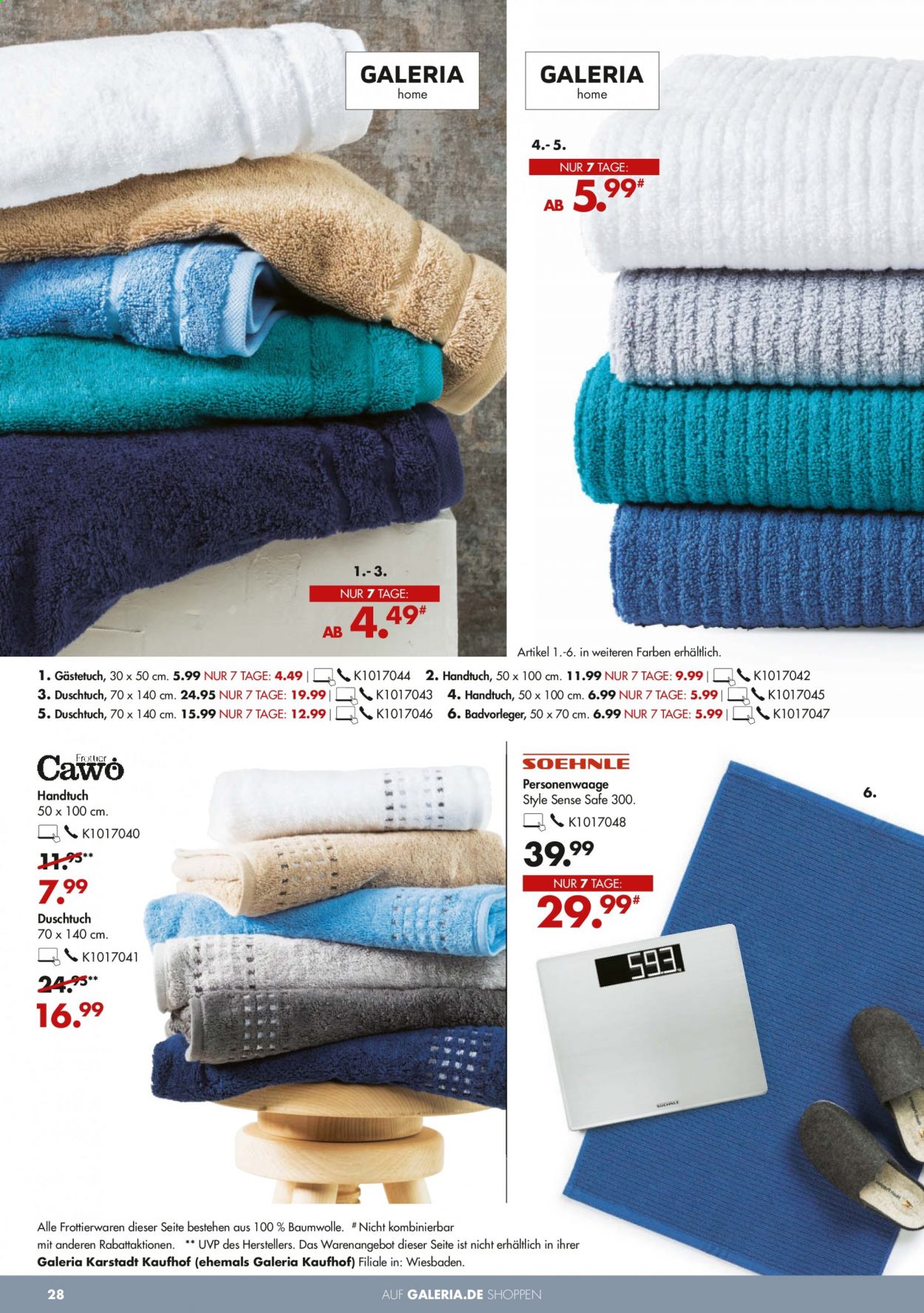 GALERIA Karstadt Kaufhof Prospekte  - 8.02.2021 - 16.02.2021. Seite 28