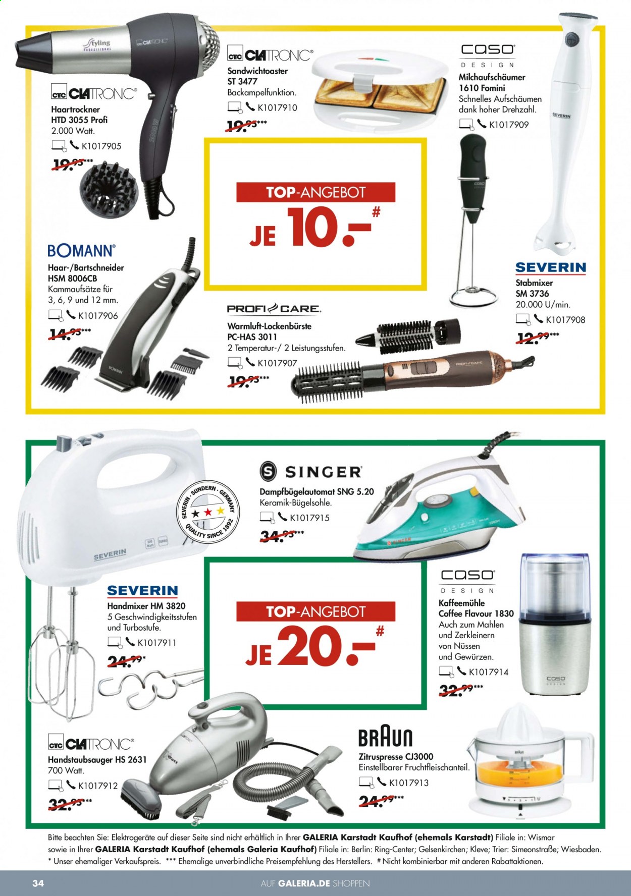 GALERIA Karstadt Kaufhof Prospekte  - 8.02.2021 - 16.02.2021. Seite 34