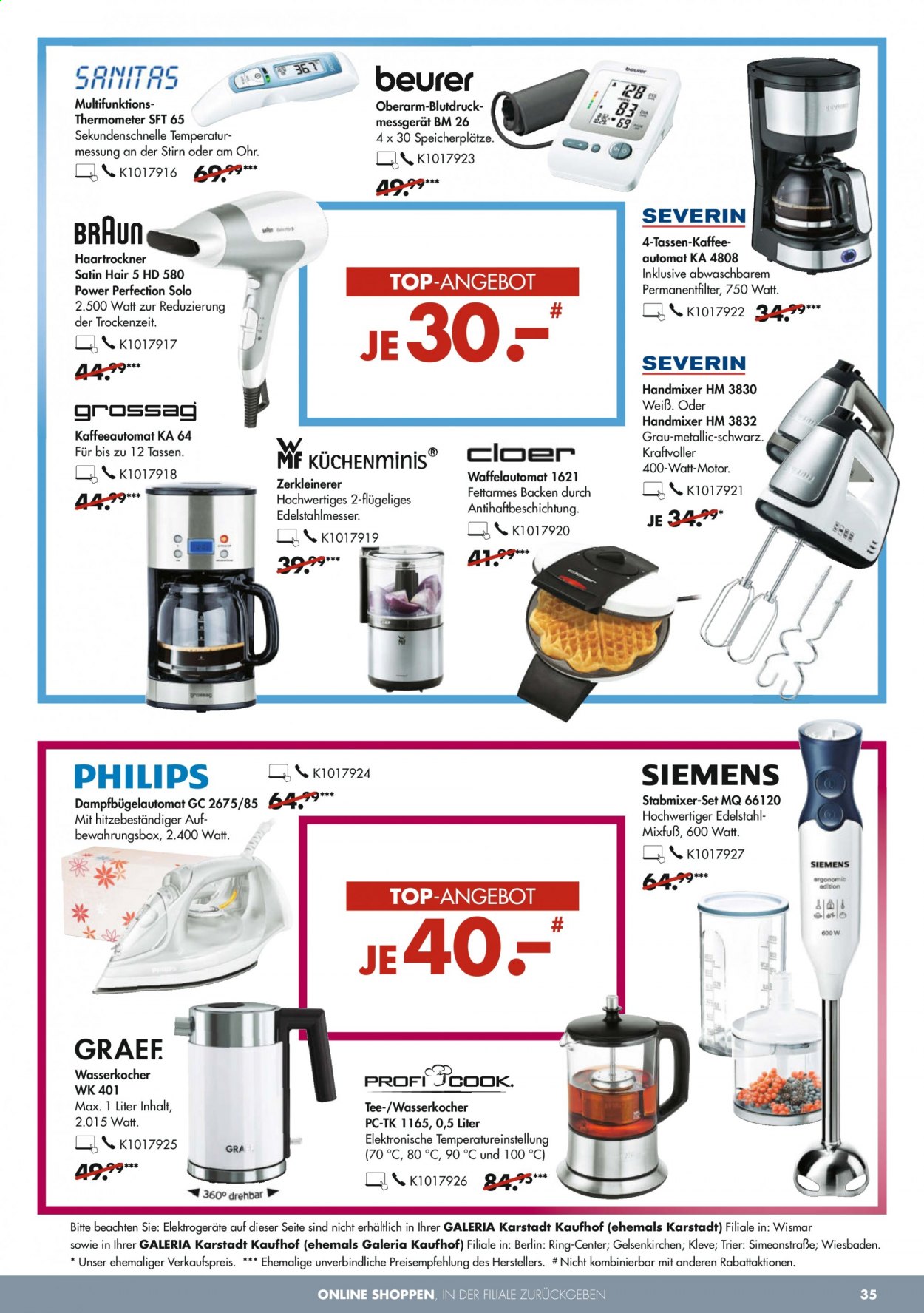 GALERIA Karstadt Kaufhof Prospekte  - 8.02.2021 - 16.02.2021. Seite 35
