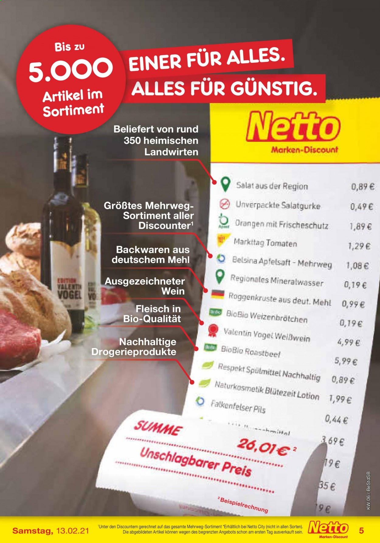 Netto Marken-Discount Prospekte  - 8.02.2021 - 13.02.2021. Seite 5