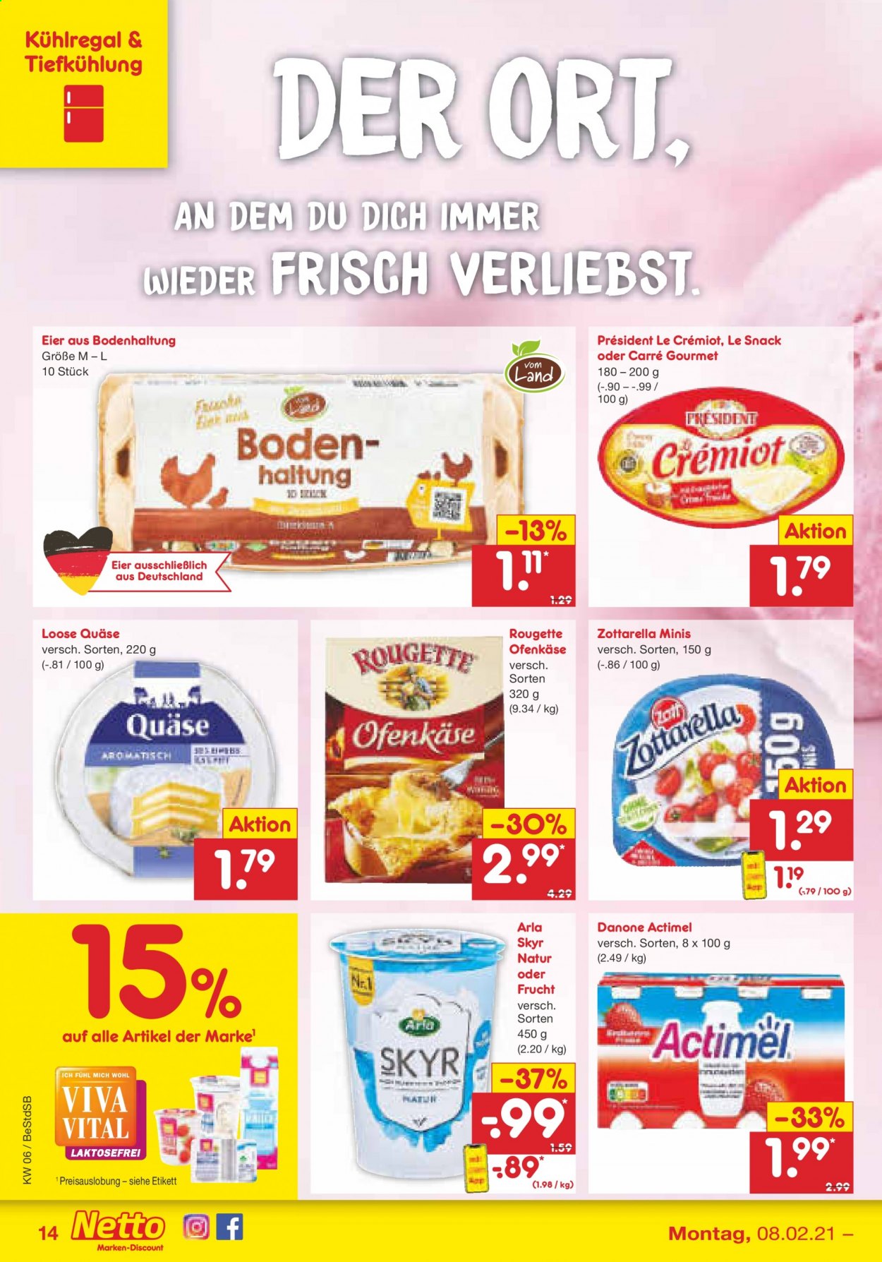 Netto Marken-Discount Prospekte  - 8.02.2021 - 13.02.2021. Seite 14