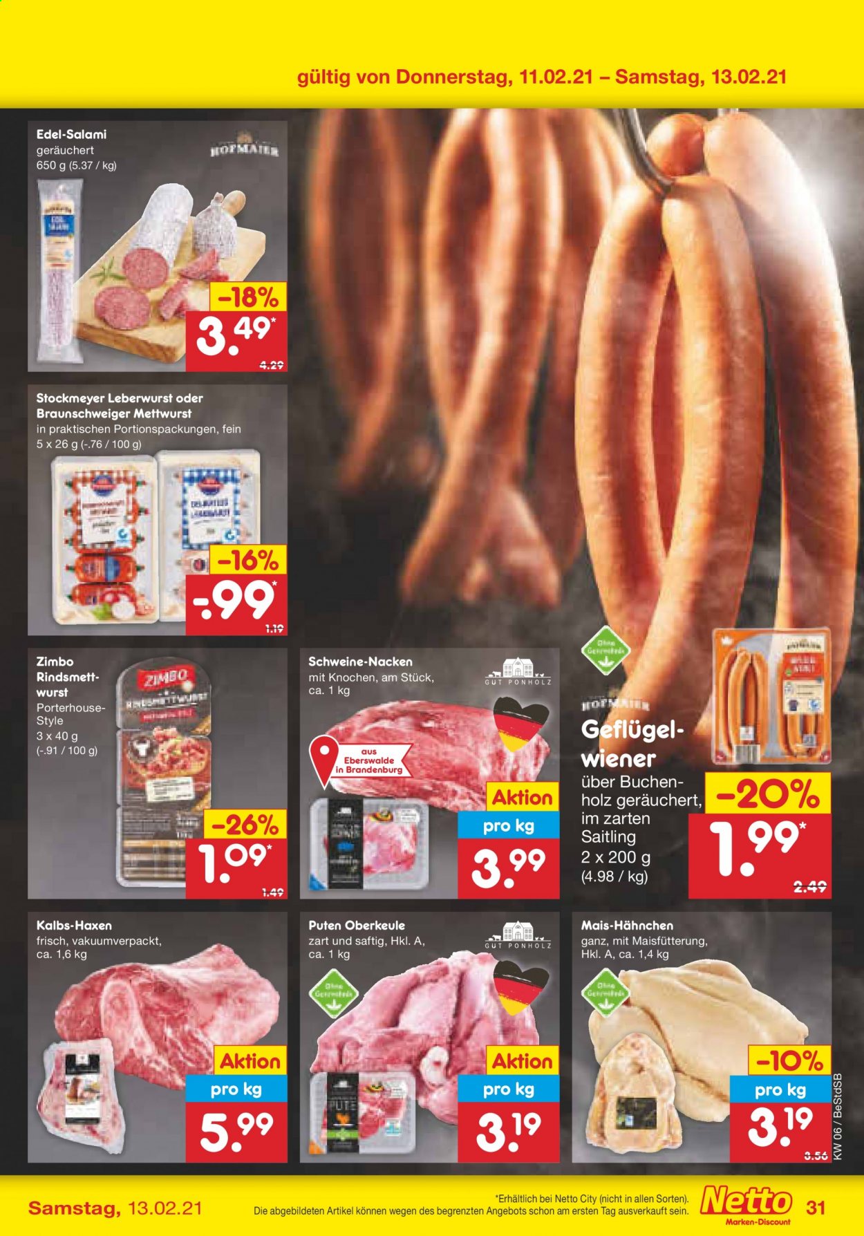 Netto Marken-Discount Prospekte  - 8.02.2021 - 13.02.2021. Seite 31