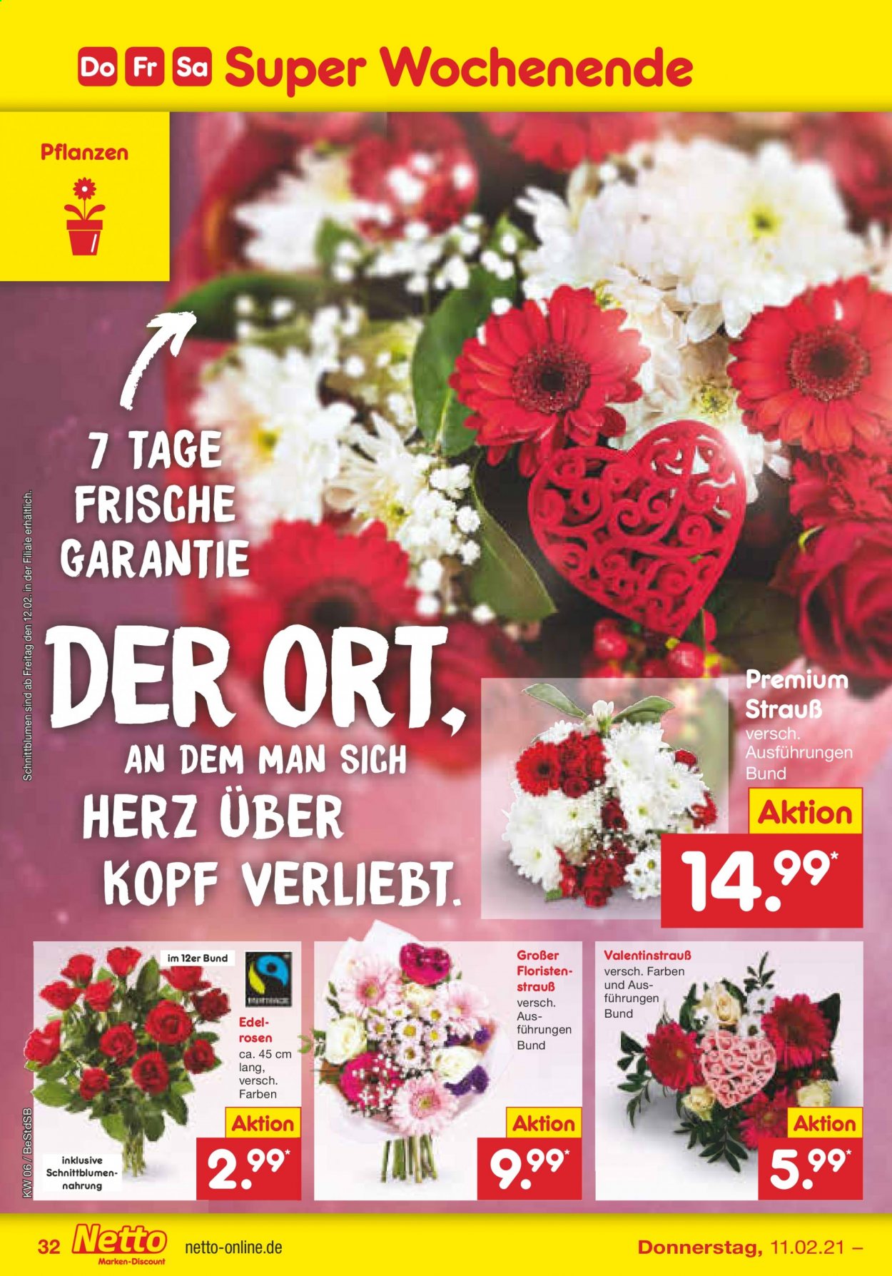 Netto Marken-Discount Prospekte  - 8.02.2021 - 13.02.2021. Seite 32