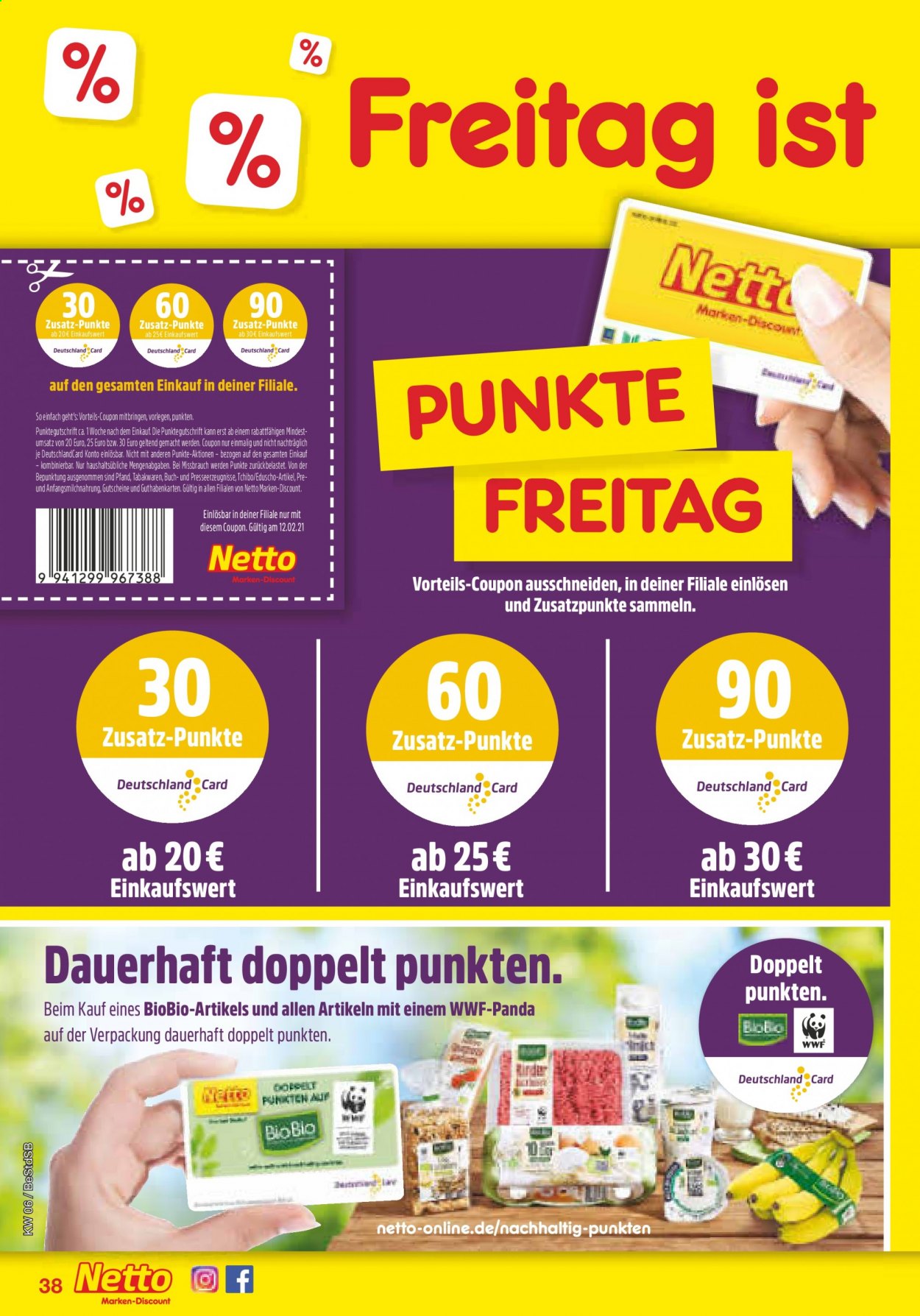 Netto Marken-Discount Prospekte  - 8.02.2021 - 13.02.2021. Seite 38