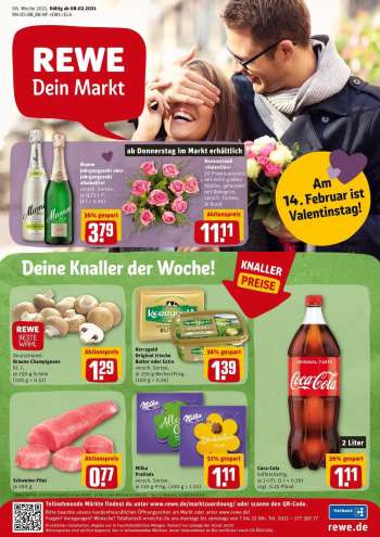 Prospekte REWE - 8.2.2021 - 13.2.2021.