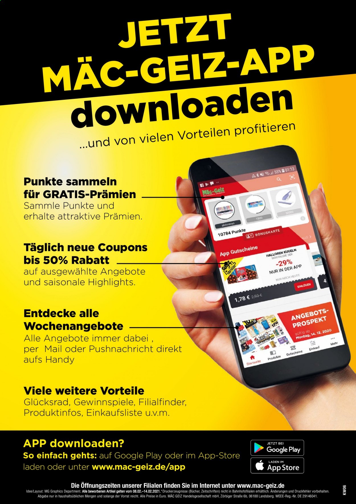Mäc-Geiz Prospekte  - 8.02.2021 - 14.02.2021. Seite 8