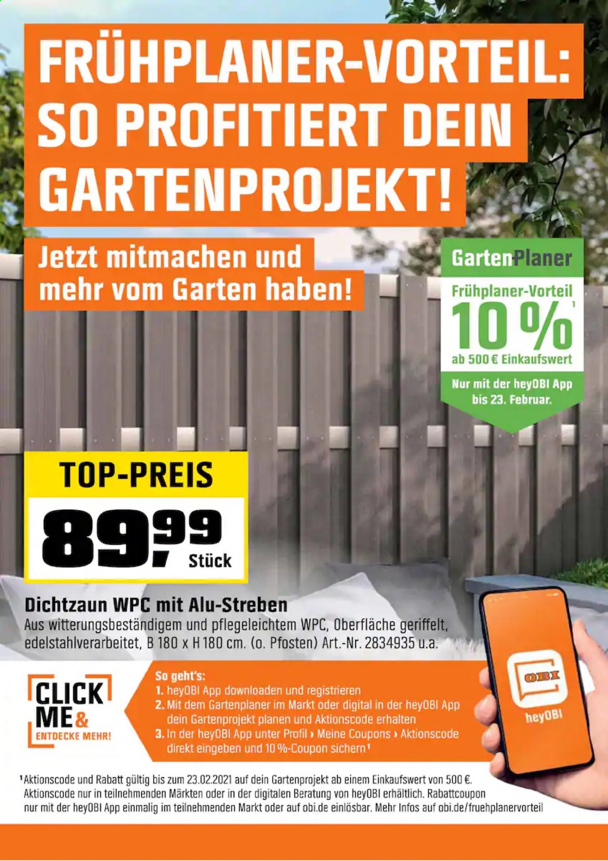 OBI Prospekte  - 10.02.2021 - 19.02.2021. Seite 24