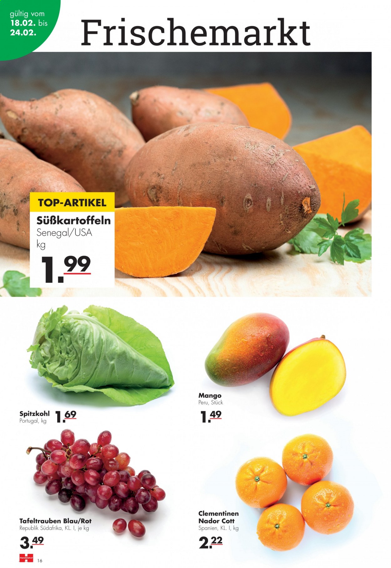Handelshof Prospekte  - 18.02.2021 - 24.02.2021. Seite 4