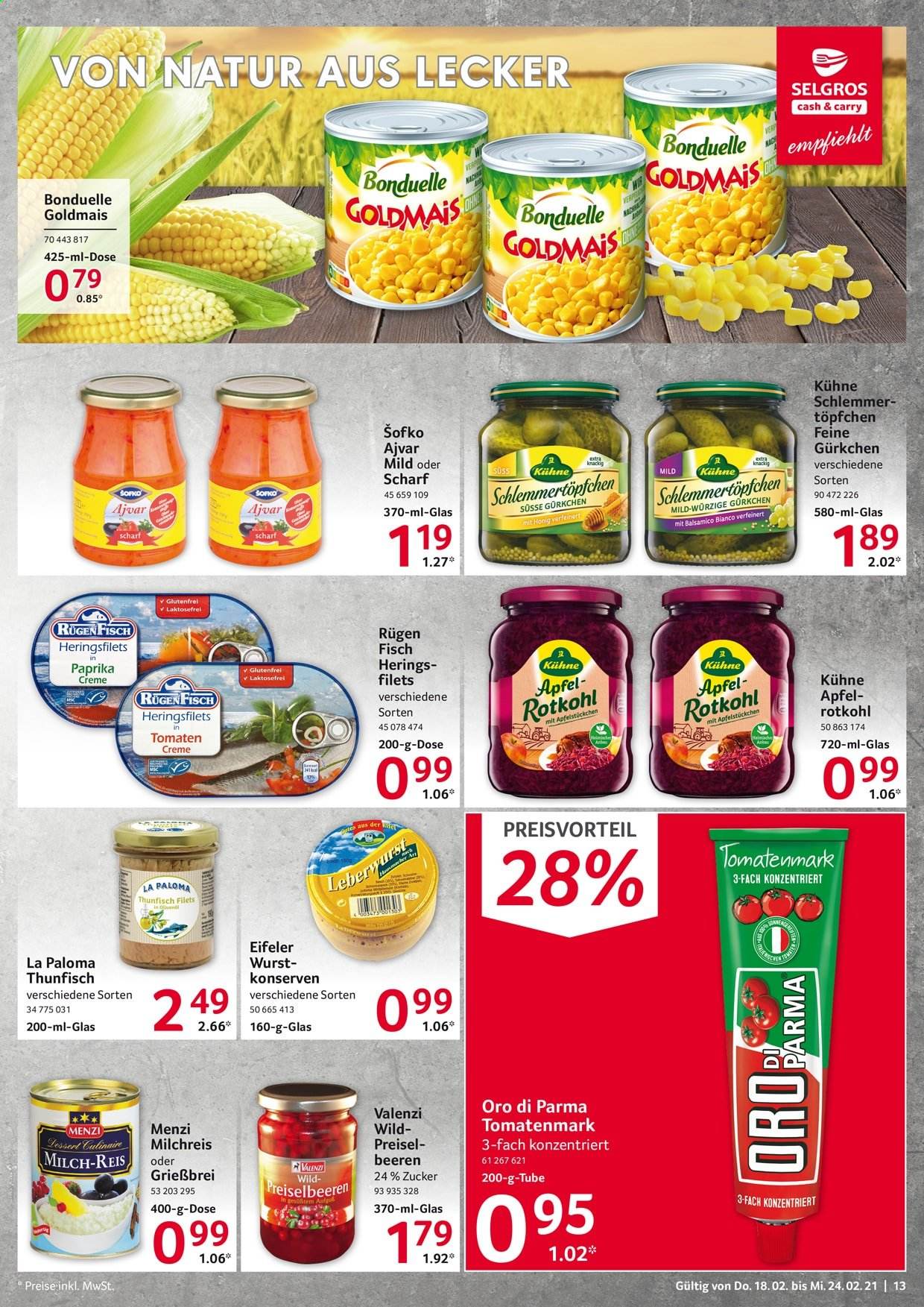 Selgros Prospekte  - 18.02.2021 - 24.02.2021. Seite 13