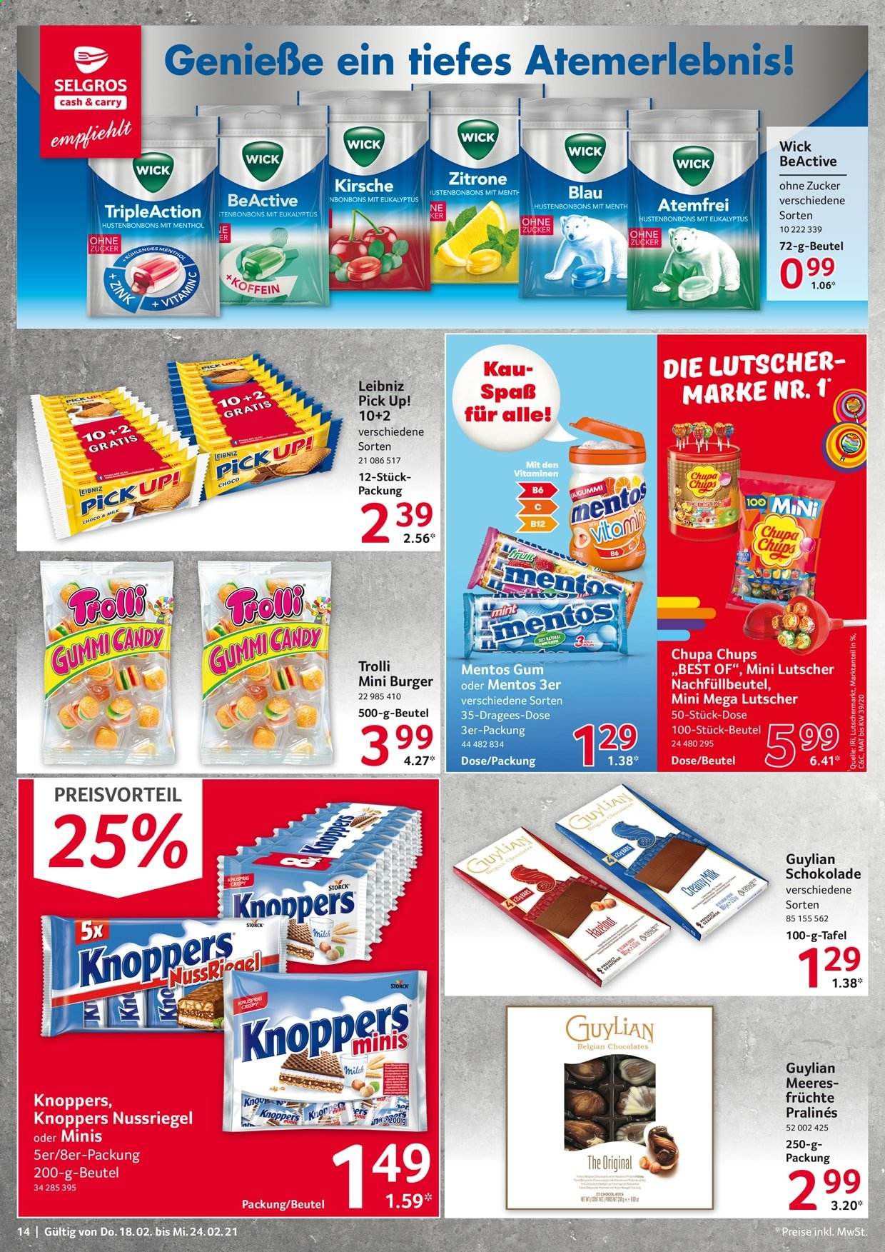 Selgros Prospekte  - 18.02.2021 - 24.02.2021. Seite 14