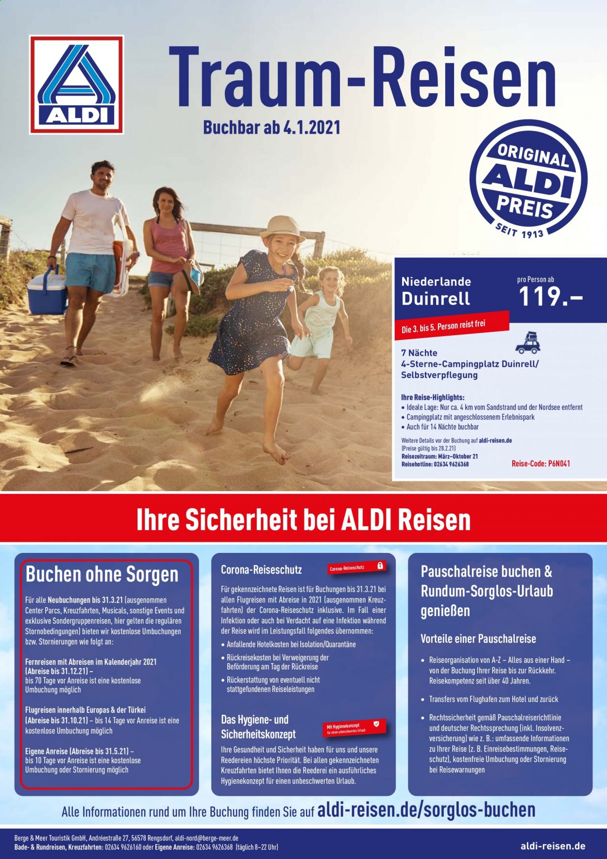 thumbnail - Prospekte ALDI Nord - Produkte in Aktion - Corona Extra, Nordsee. Seite 1.