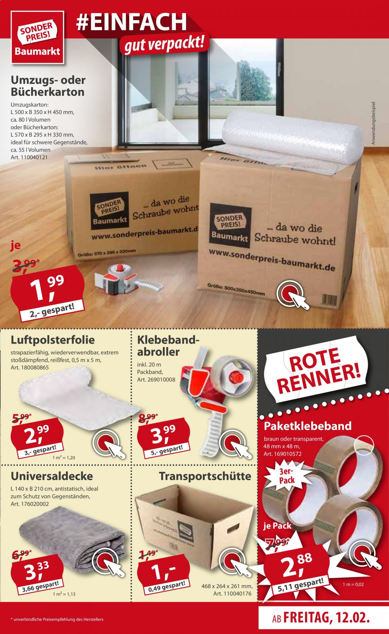 Sonderpreis-Baumarkt Prospekte  - 12.02.2021 - 19.02.2021. Seite 9