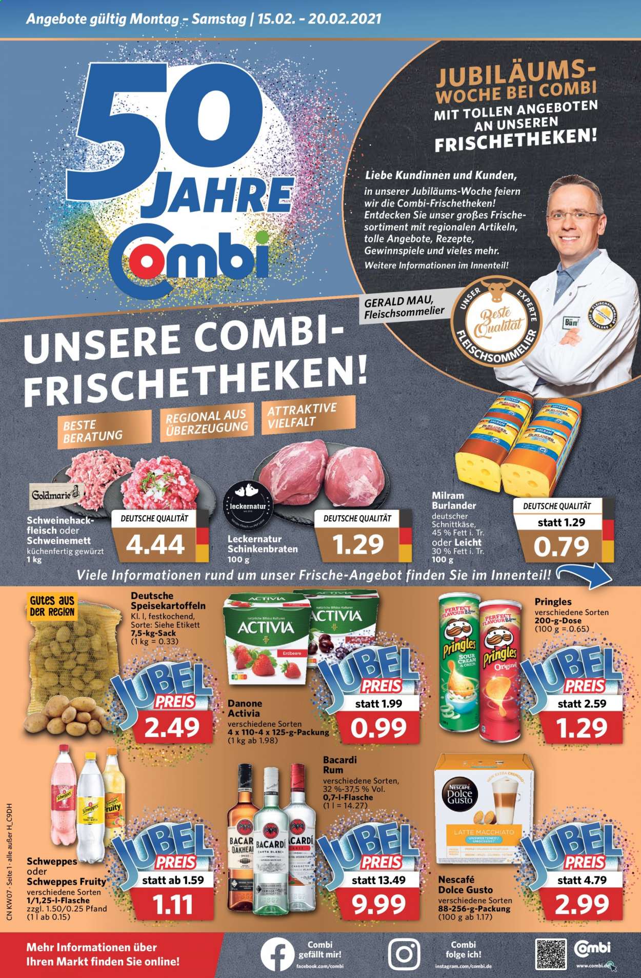 Combi Prospekte  - 15.02.2021 - 20.02.2021. Seite 1