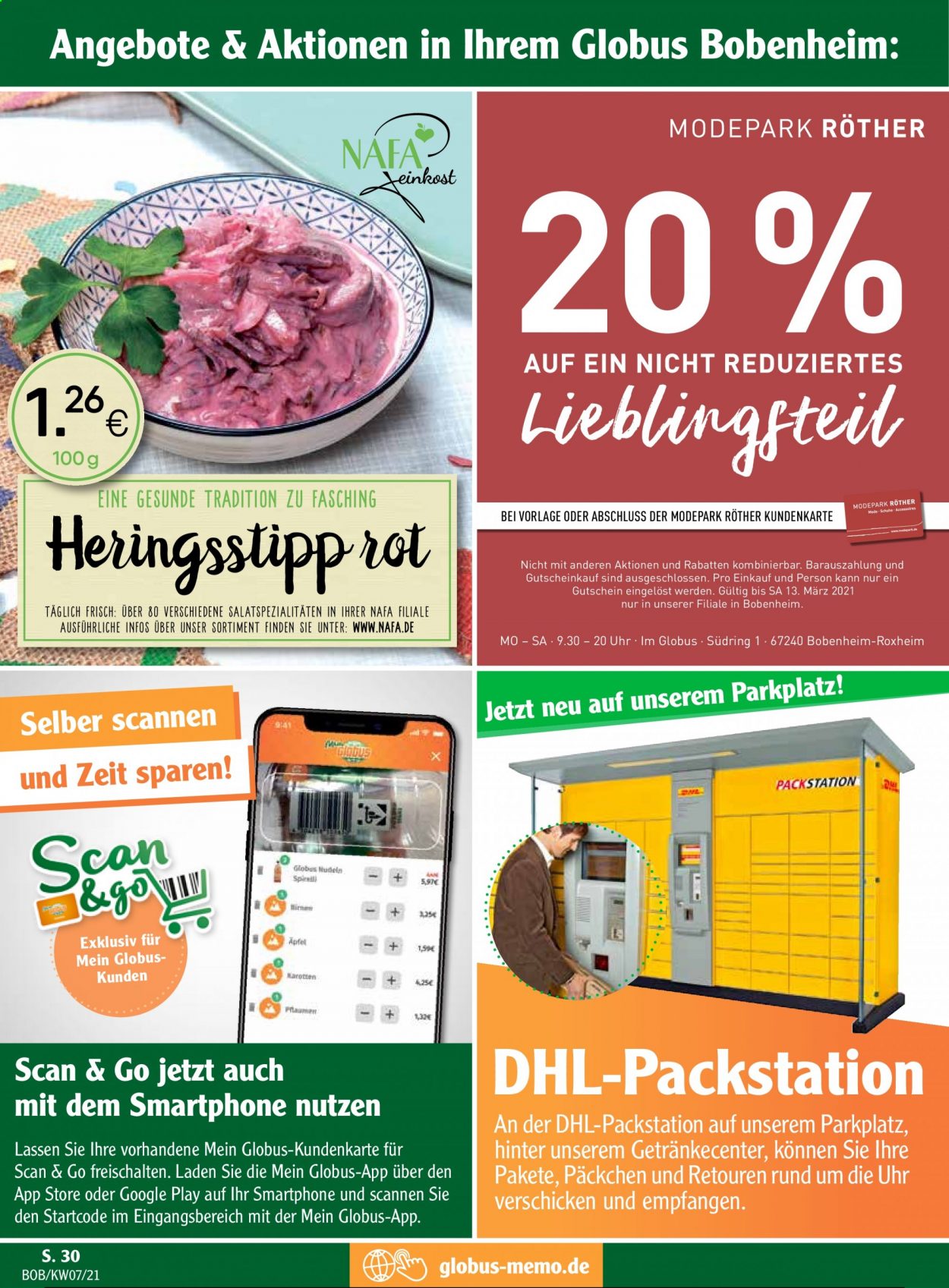 Globus Prospekte  - 15.02.2021 - 20.02.2021. Seite 30