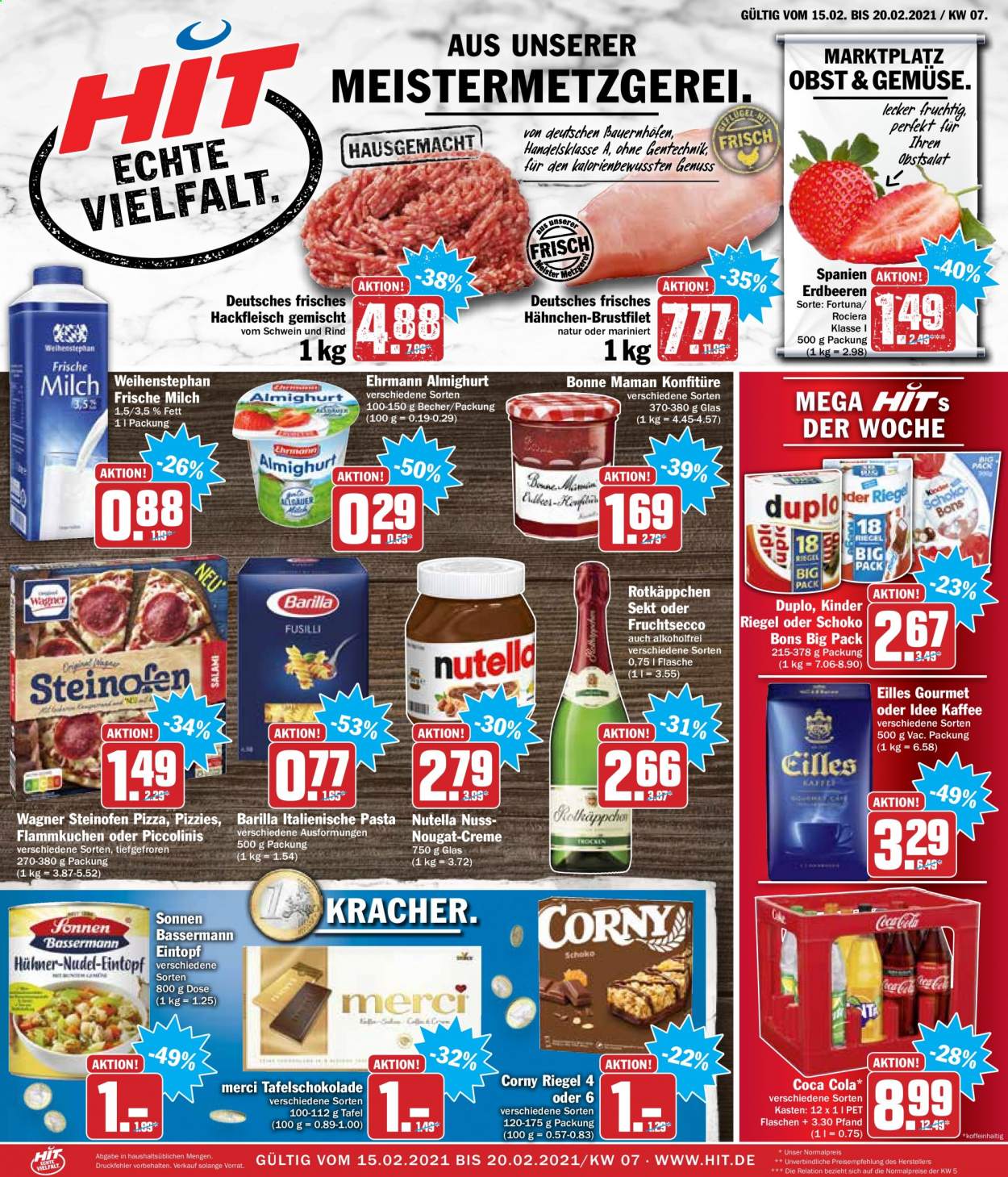 Hit Prospekte  - 15.02.2021 - 20.02.2021. Seite 1
