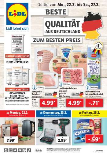 Prospekte Lidl - 22.2.2021 - 27.2.2021.