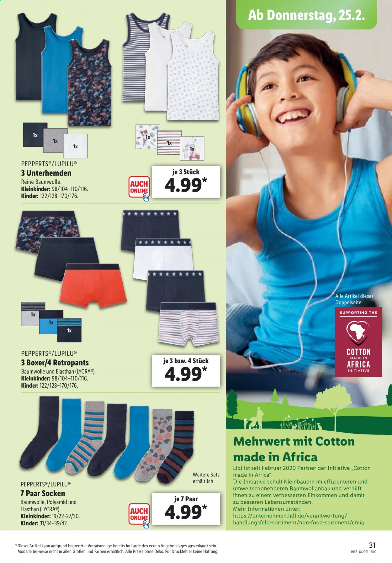 Lidl Prospekte  - 22.02.2021 - 27.02.2021. Seite 31