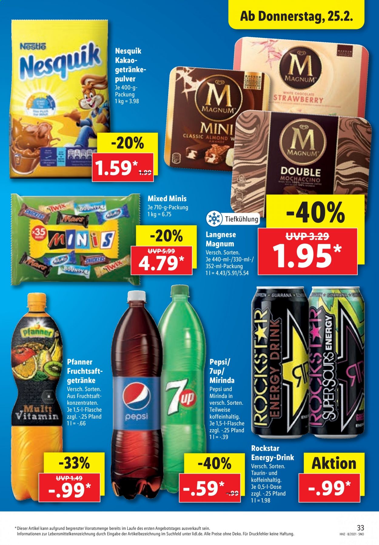 Lidl Prospekte  - 22.02.2021 - 27.02.2021. Seite 33