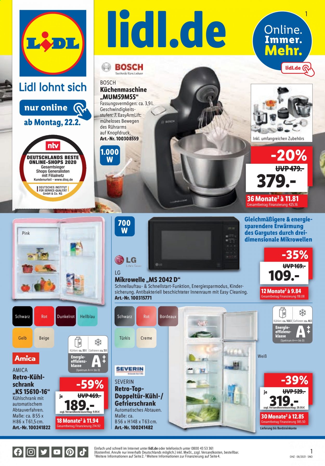 Lidl Prospekte  - 22.02.2021 - 27.02.2021. Seite 45
