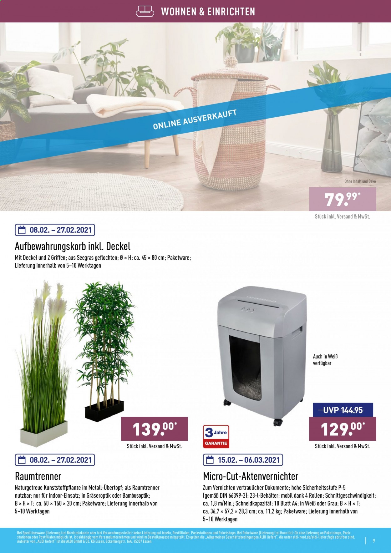 ALDI Nord Prospekte . Seite 9