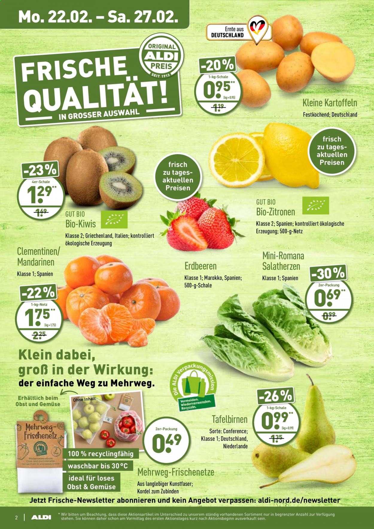 ALDI Nord Prospekte  - 22.02.2021 - 27.02.2021. Seite 2