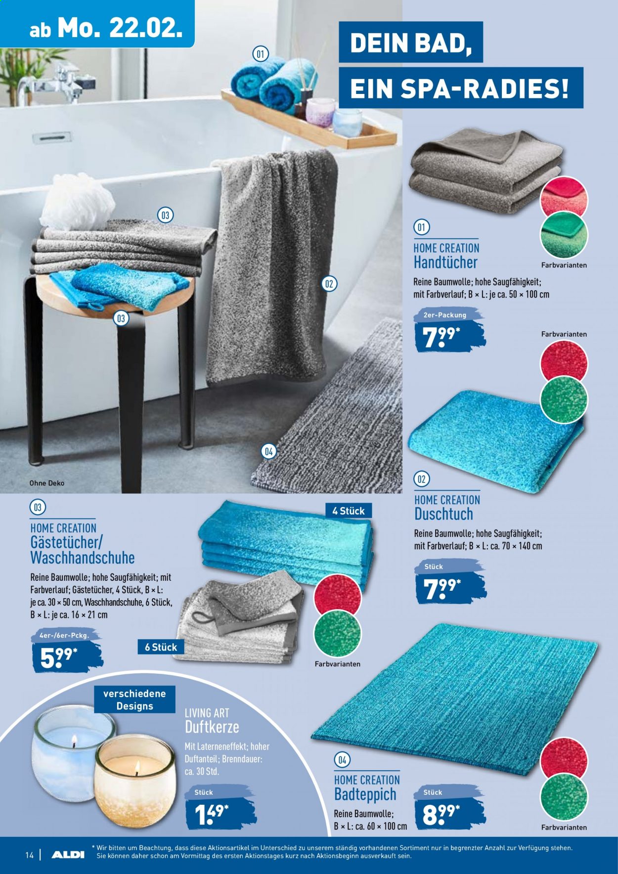 ALDI Nord Prospekte  - 22.02.2021 - 27.02.2021. Seite 14