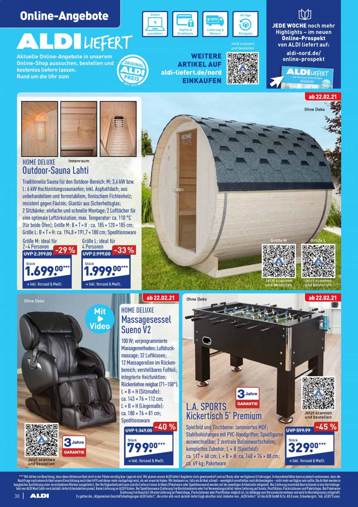 ALDI Nord Prospekte  - 22.02.2021 - 27.02.2021. Seite 30
