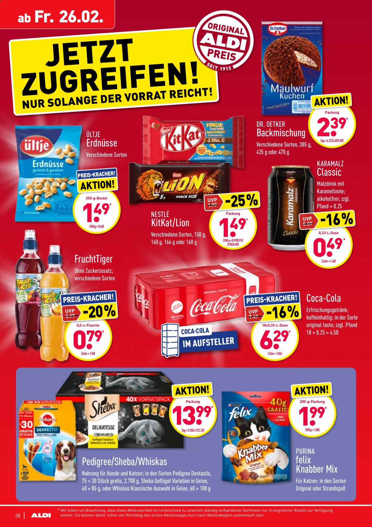 ALDI Nord Prospekte  - 22.02.2021 - 27.02.2021. Seite 38
