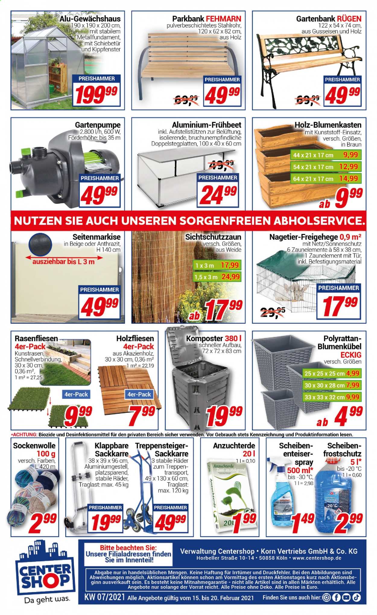 CENTERSHOP Prospekte  - 15.02.2021 - 20.02.2021. Seite 20