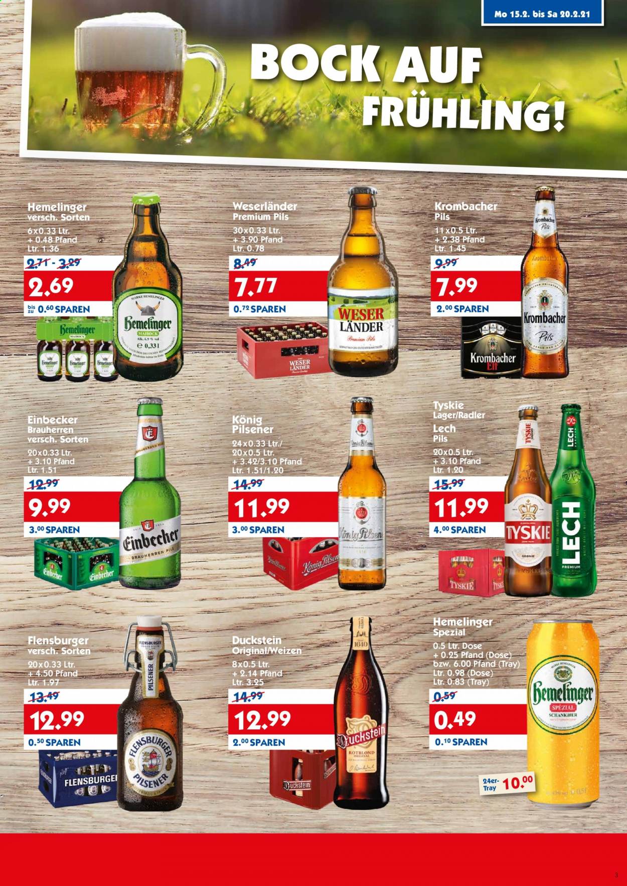 Hol'ab! Getränkemarkt Prospekte  - 15.02.2021 - 20.02.2021. Seite 3