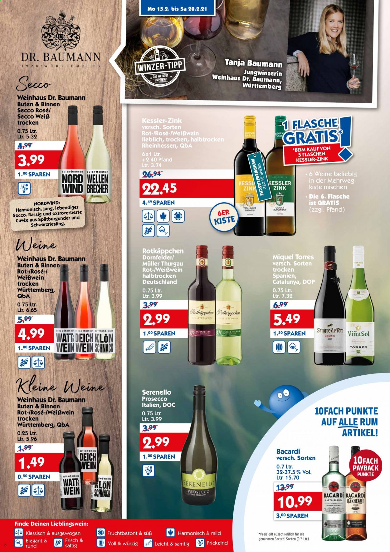 Hol'ab! Getränkemarkt Prospekte  - 15.02.2021 - 20.02.2021. Seite 6