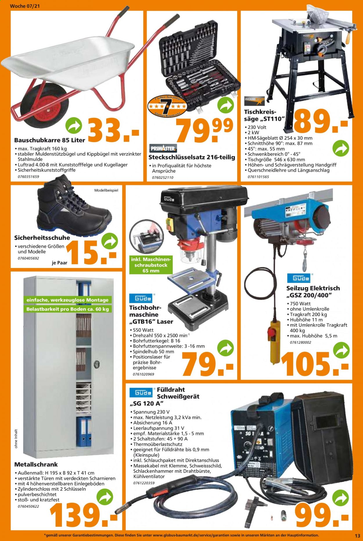 Globus Baumarkt Prospekte  - 15.02.2021 - 20.02.2021. Seite 17