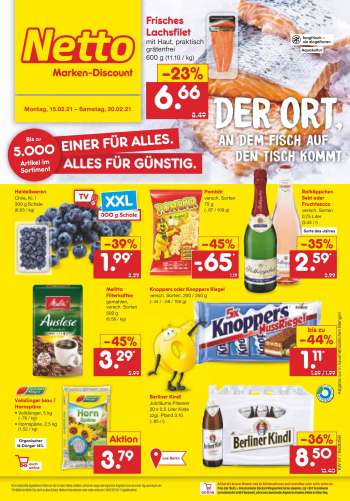 Prospekte Netto Marken-Discount - 15.2.2021 - 20.2.2021.