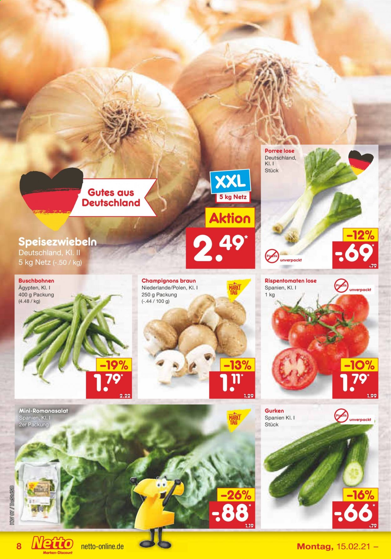 Netto Marken-Discount Prospekte  - 15.02.2021 - 20.02.2021. Seite 8