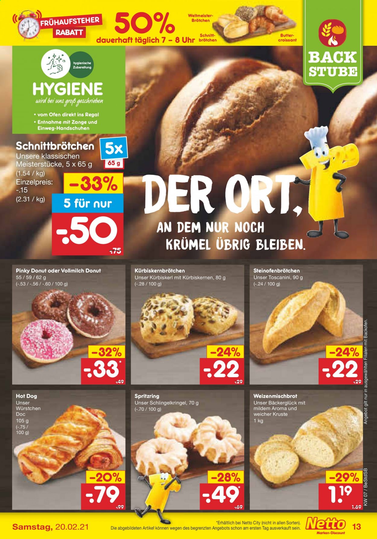 Netto Marken-Discount Prospekte  - 15.02.2021 - 20.02.2021. Seite 13