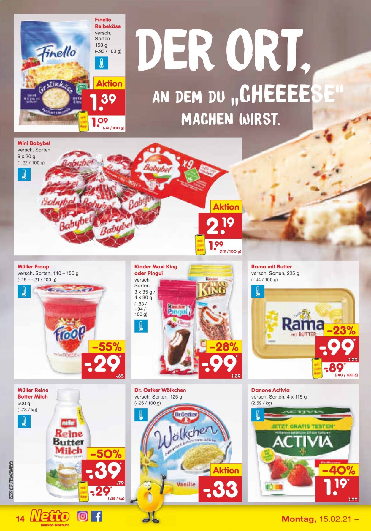 Netto Marken-Discount Prospekte  - 15.02.2021 - 20.02.2021. Seite 14