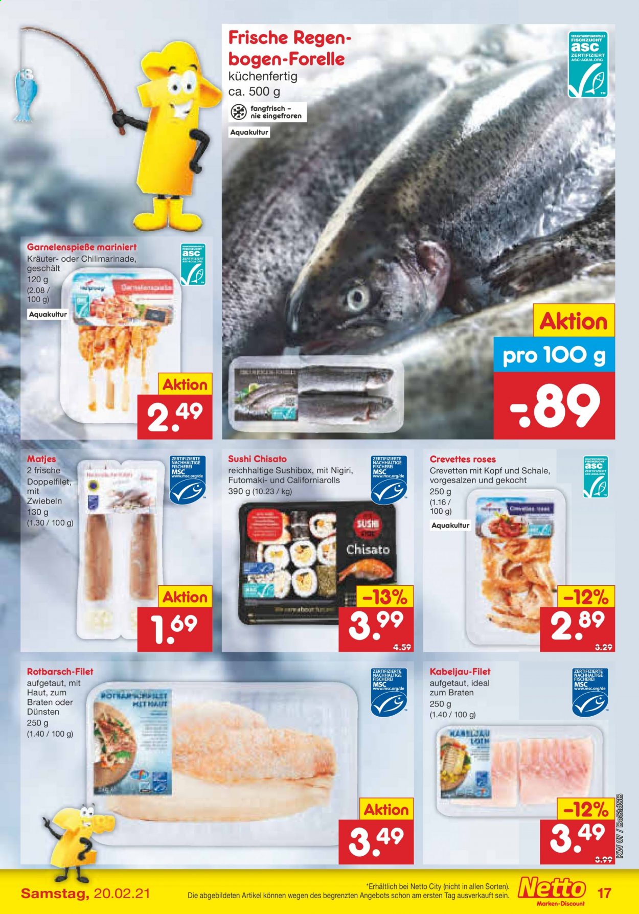 Netto Marken-Discount Prospekte  - 15.02.2021 - 20.02.2021. Seite 17