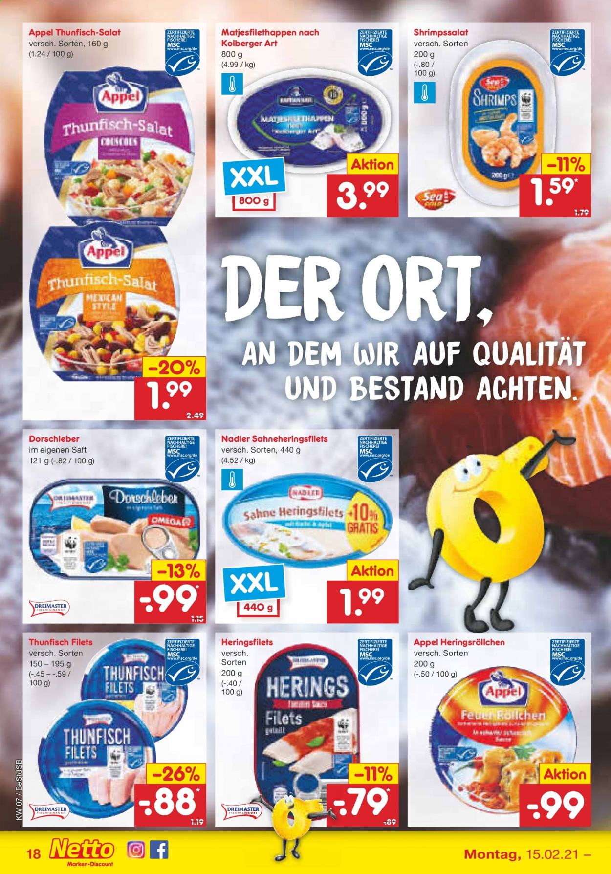 Netto Marken-Discount Prospekte  - 15.02.2021 - 20.02.2021. Seite 18