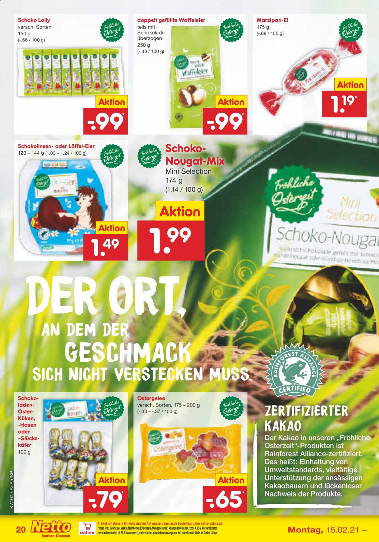 Netto Marken-Discount Prospekte  - 15.02.2021 - 20.02.2021. Seite 20
