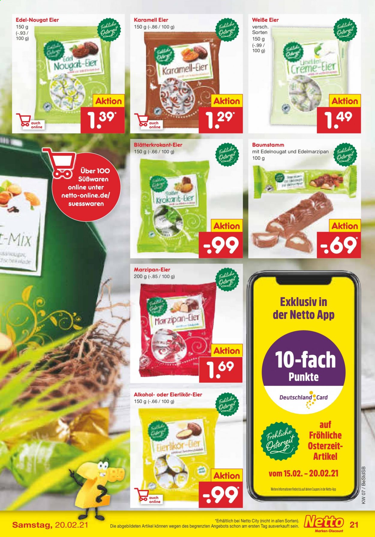 Netto Marken-Discount Prospekte  - 15.02.2021 - 20.02.2021. Seite 21